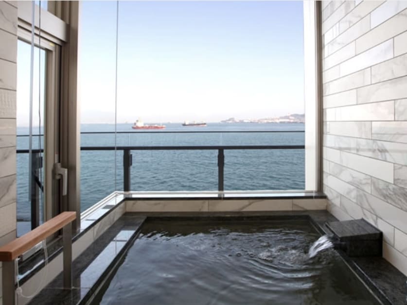 下関温泉 風の海客室風呂